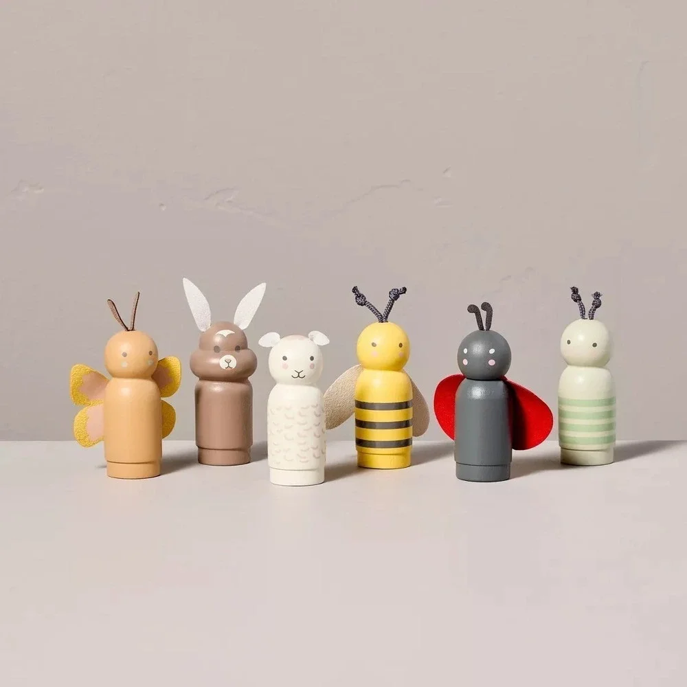 Toy Spring Peg Pals Wooden Animal Set 6pc – Hearth & Hand Magnolia, Target‎ 2025
